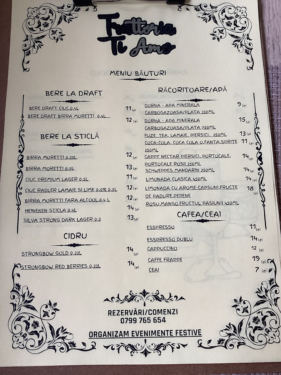 Trattoria Ti Amo Branesti Photo Menu 4