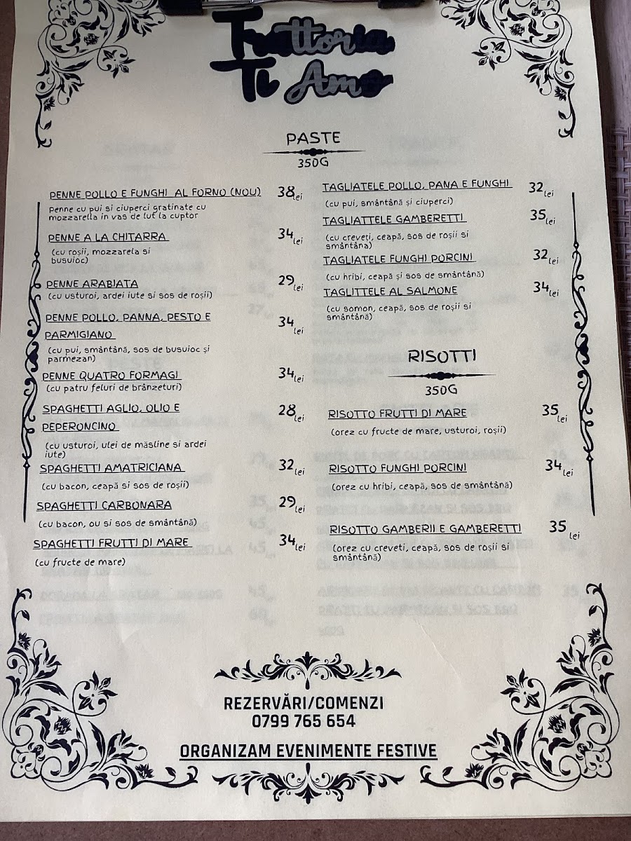 Trattoria Ti Amo Branesti Photo Menu 9