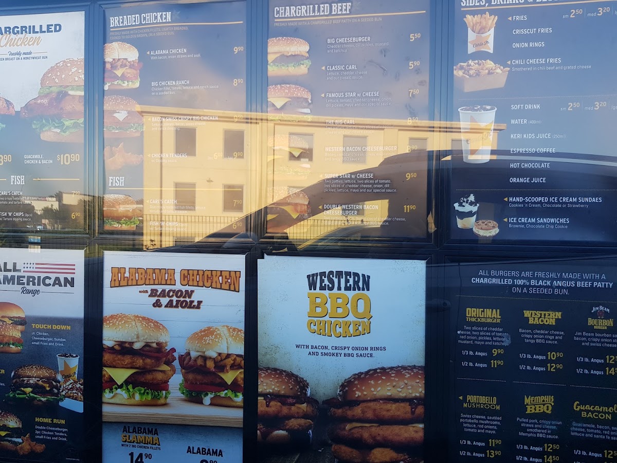 Carl's Jr. Henderson Photo Menu 2