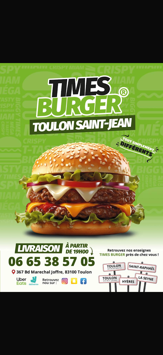 Times Burger Toulon Est (ST JEAN ) Photo Menu 4