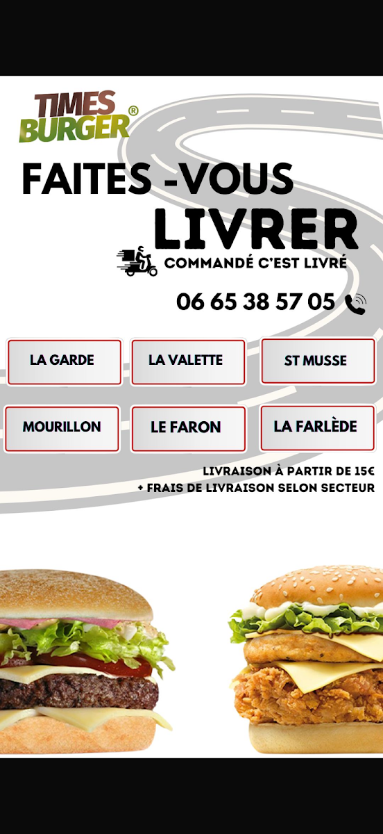 Times Burger Toulon Est (ST JEAN ) Photo Menu 8