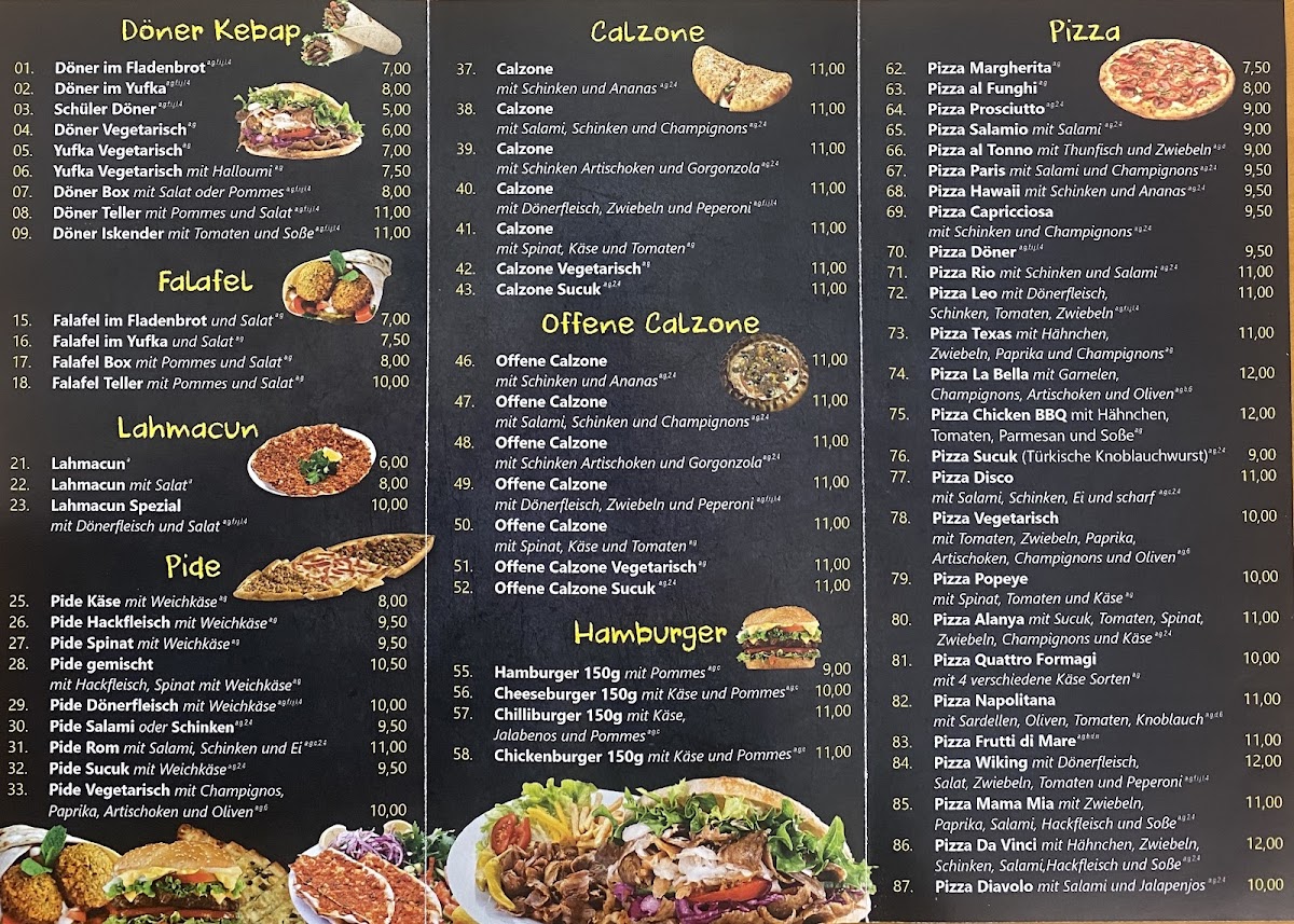 Pizza & Kebaphaus Leonberg Photo Menu 1