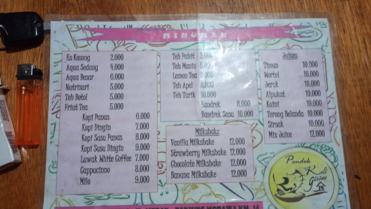 Pondok Kali Gesing Photo Menu 1