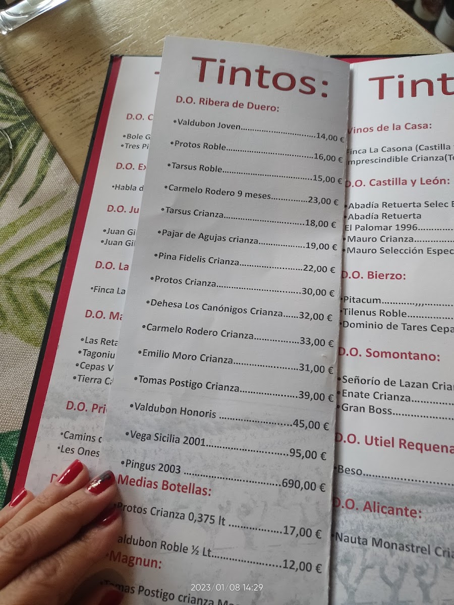 Restaurante Los Jardines de La Brasería Photo Menu 4