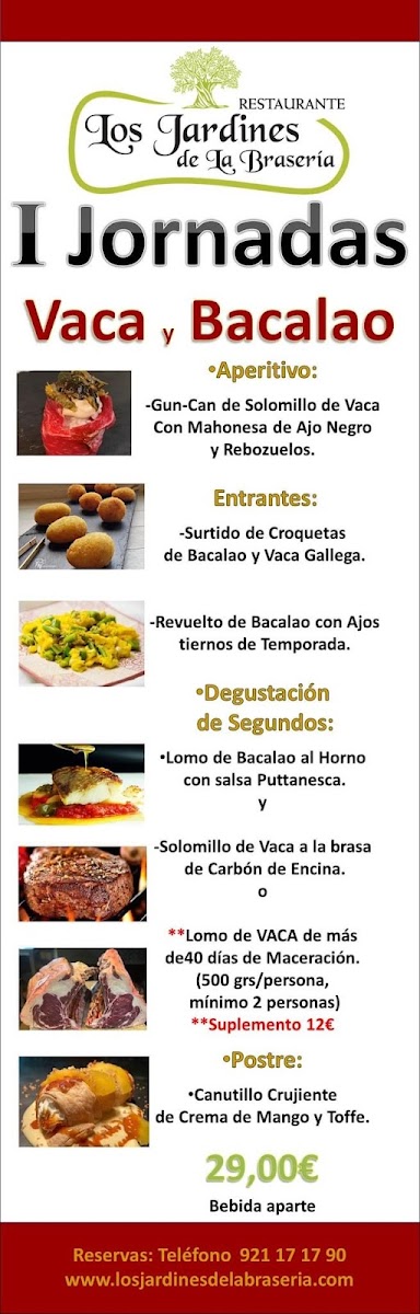 Restaurante Los Jardines de La Brasería Photo Menu 5