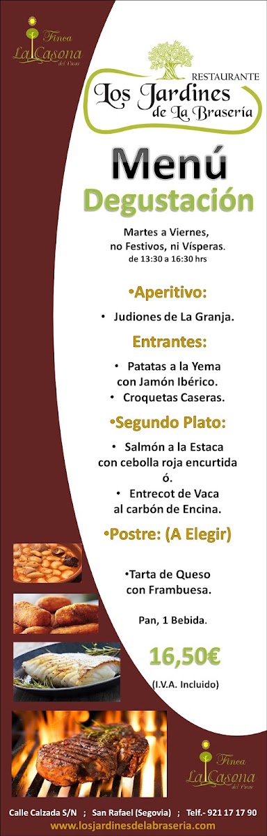 Restaurante Los Jardines de La Brasería Photo Menu 6