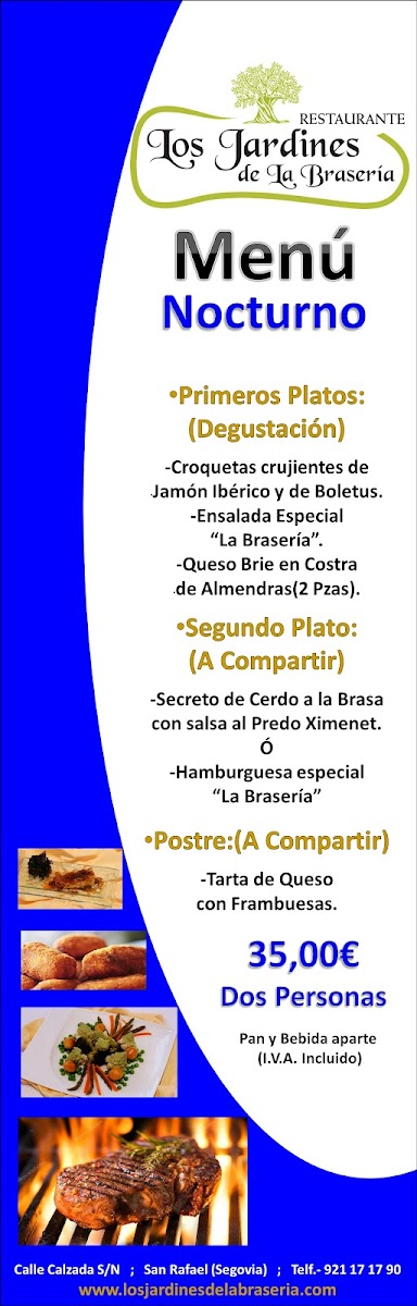 Restaurante Los Jardines de La Brasería Photo Menu 7