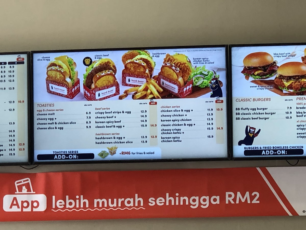 Bask Bear Coffee Solaris Tuaran Sabah Photo Menu 3