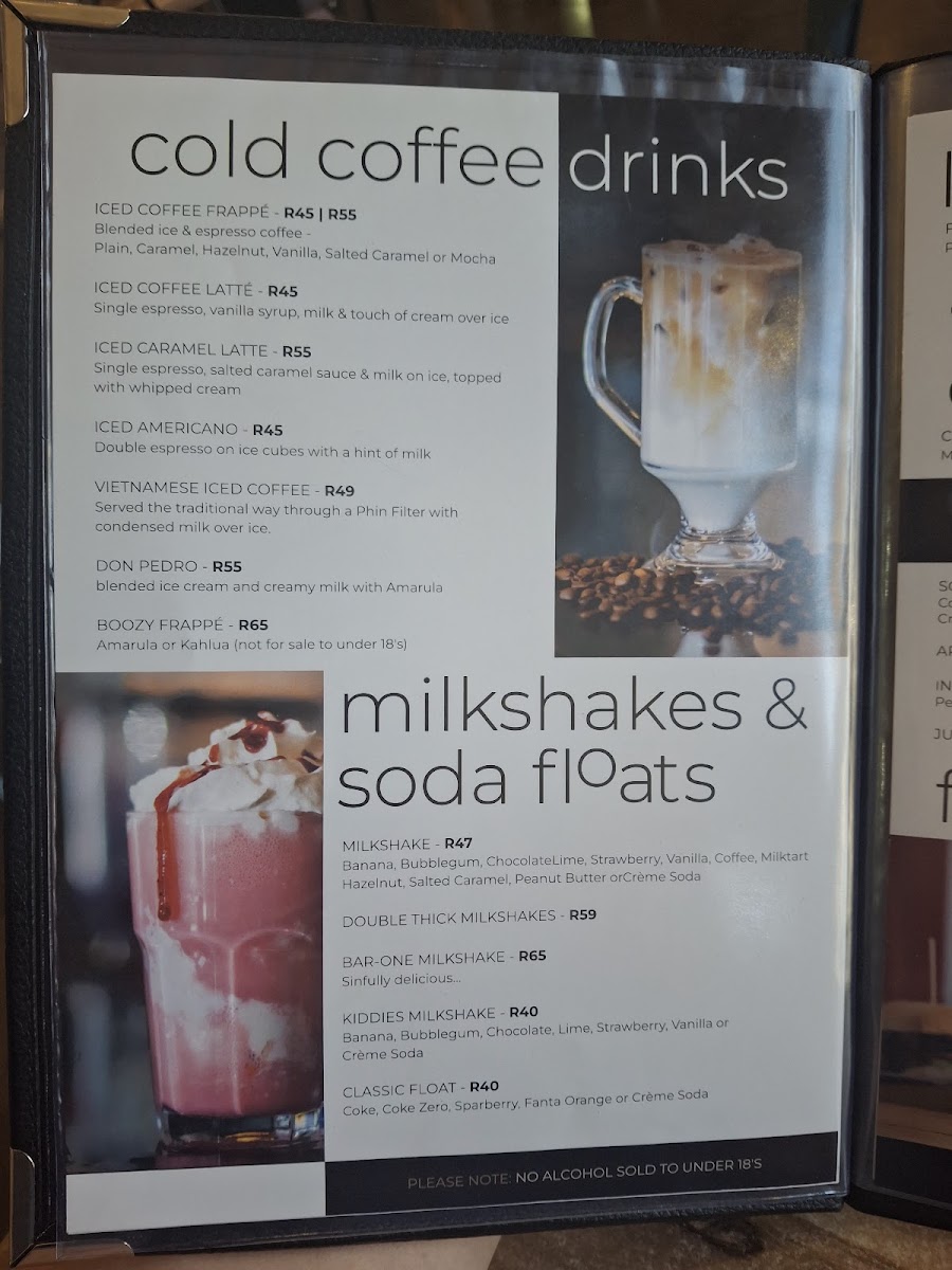 Bloemfontein Coffee Roasting Co. Photo Menu 7