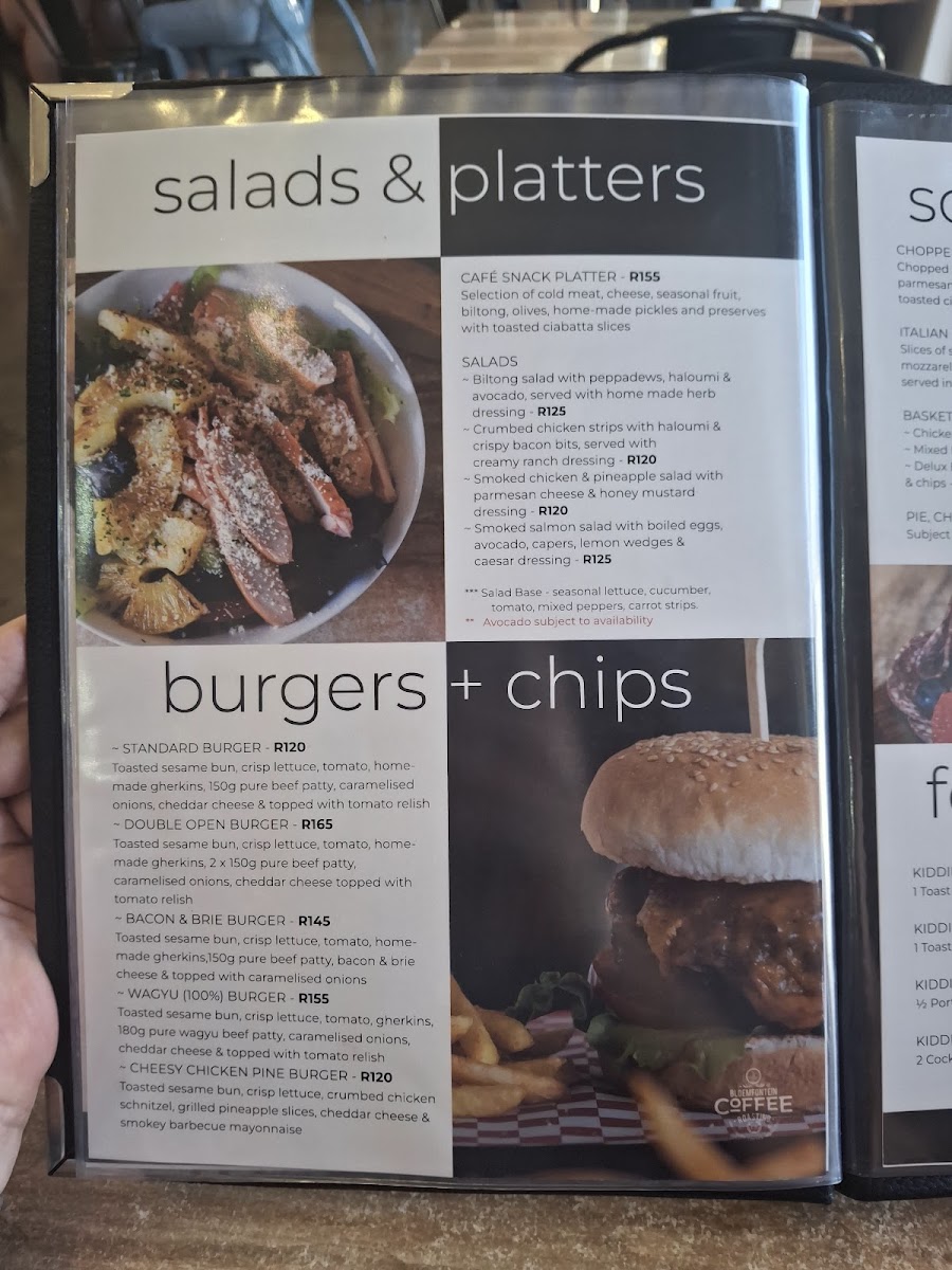 Bloemfontein Coffee Roasting Co. Photo Menu 9
