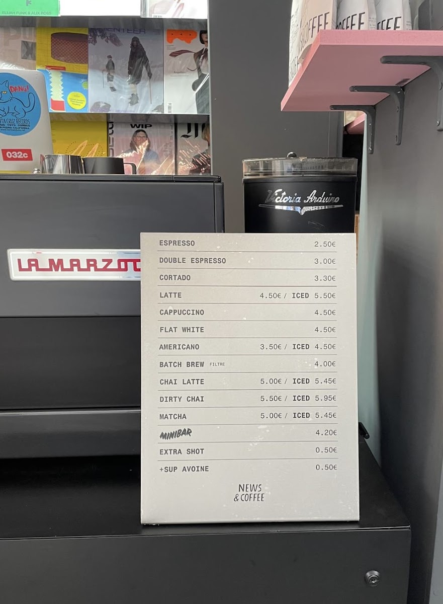 News & Coffee Photo Menu 1