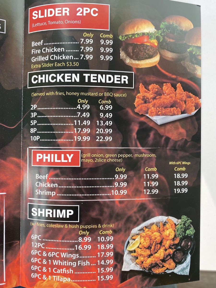 M TOWN WING Photo Menu 1