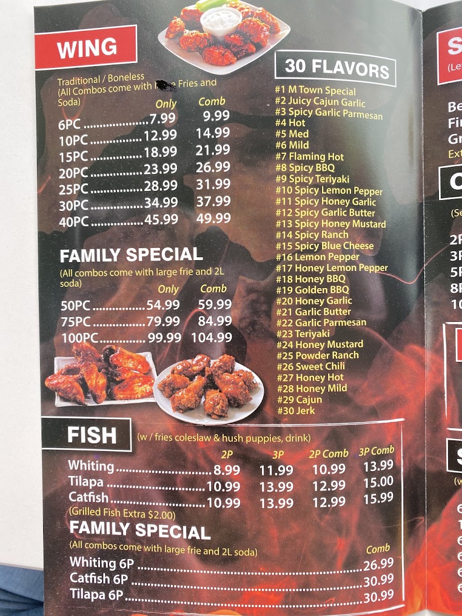 M TOWN WING Photo Menu 2