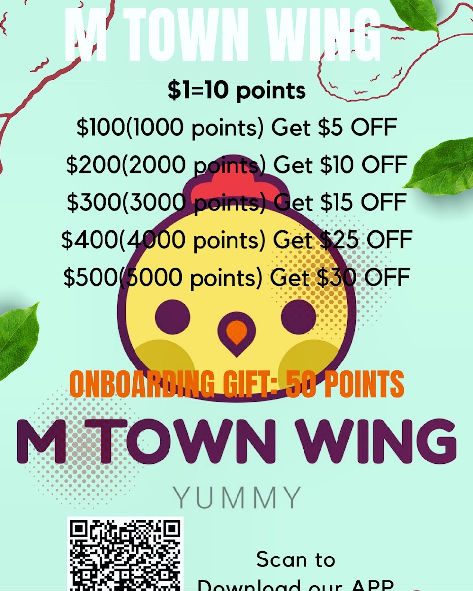 M TOWN WING Photo Menu 4