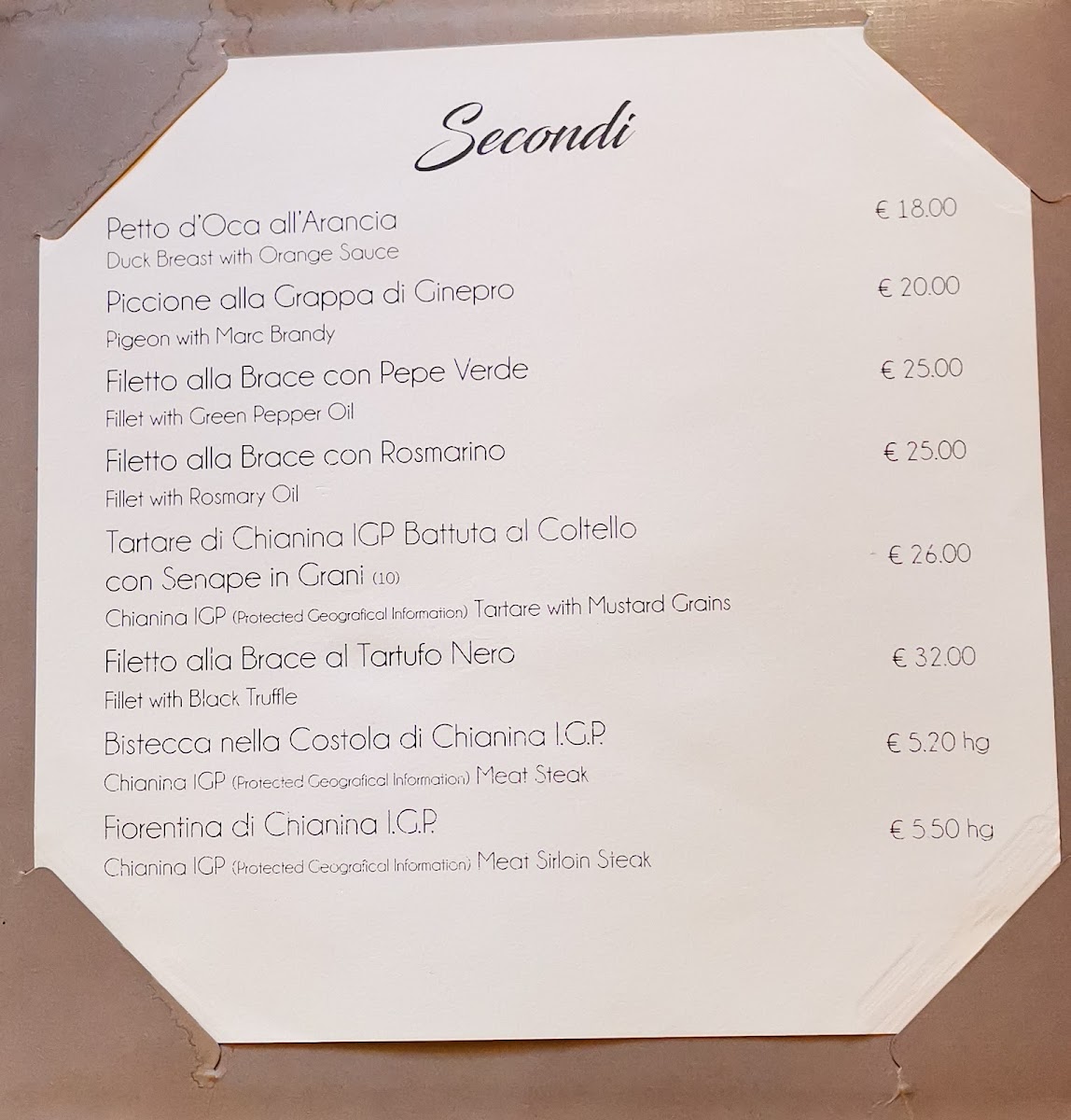 Ristorante Casa Cecco Photo Menu 4