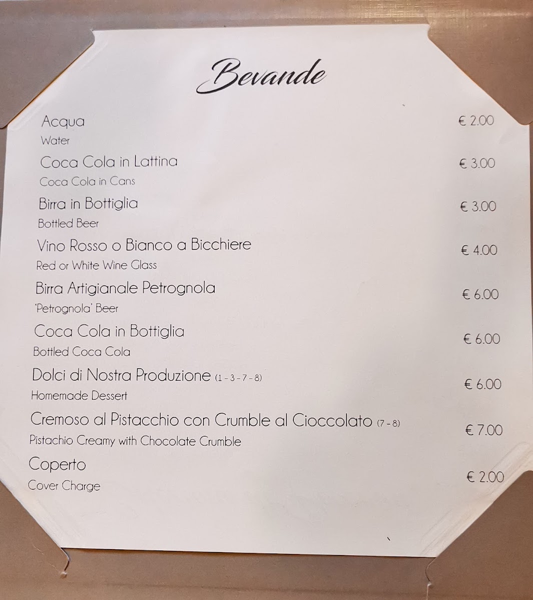 Ristorante Casa Cecco Photo Menu 6