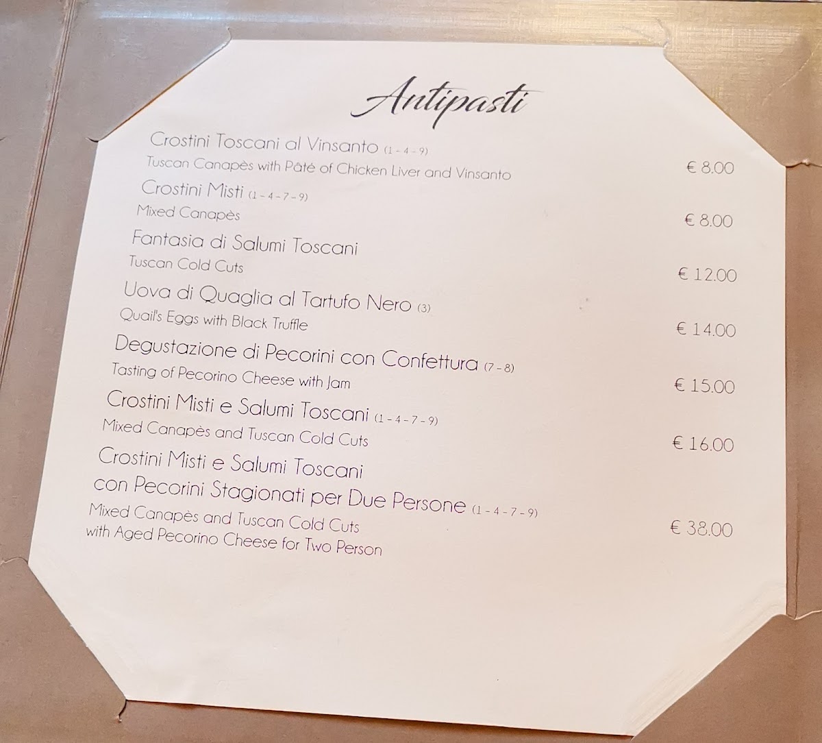 Ristorante Casa Cecco Photo Menu 7