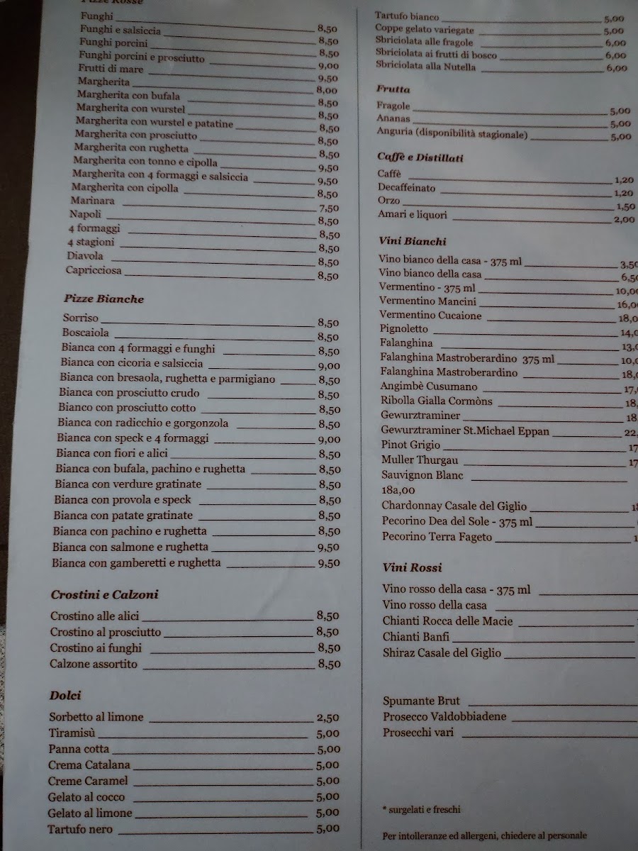 Ristorante Il Sorriso Photo Menu 10