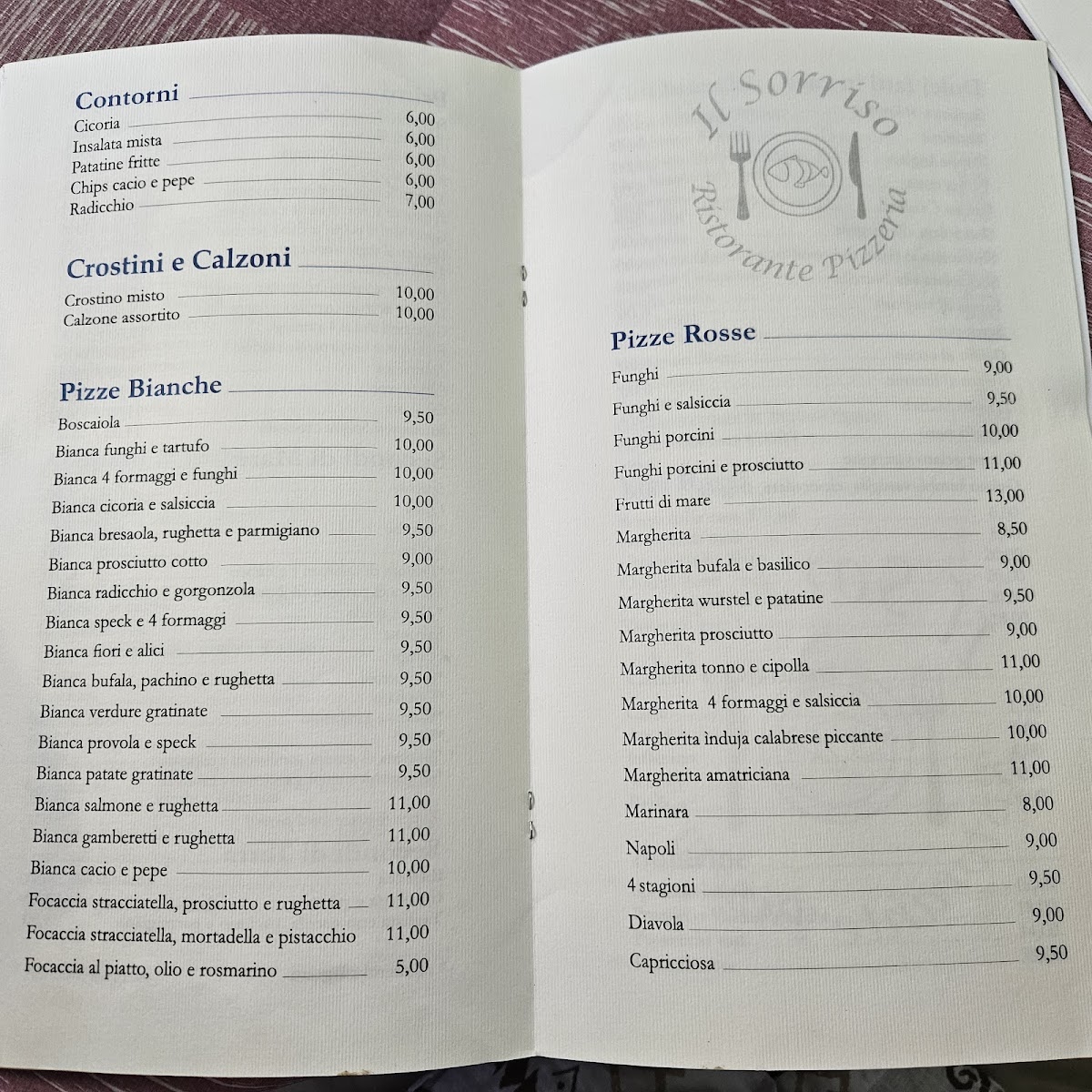Ristorante Il Sorriso Photo Menu 2