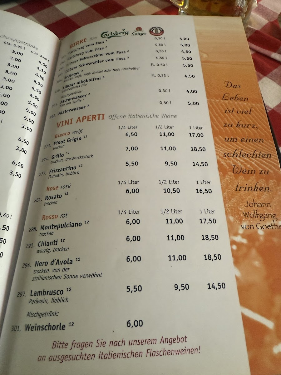 Trattoria Pane & Vino Photo Menu 8