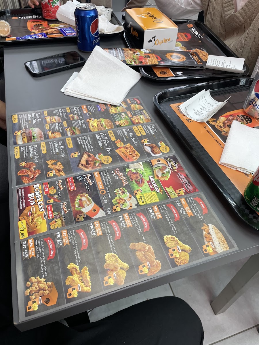 Freddiz Burger & Grill Photo Menu 8