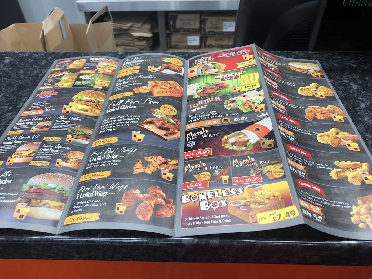 Freddiz Burger & Grill Photo Menu 9