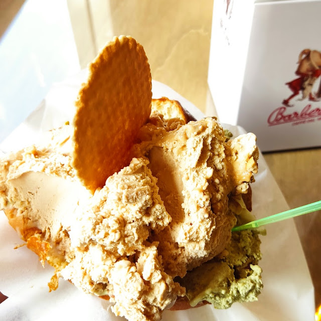 Brioche Con Gelato Ai Gusti Nocciolosa E Pistacchiosa