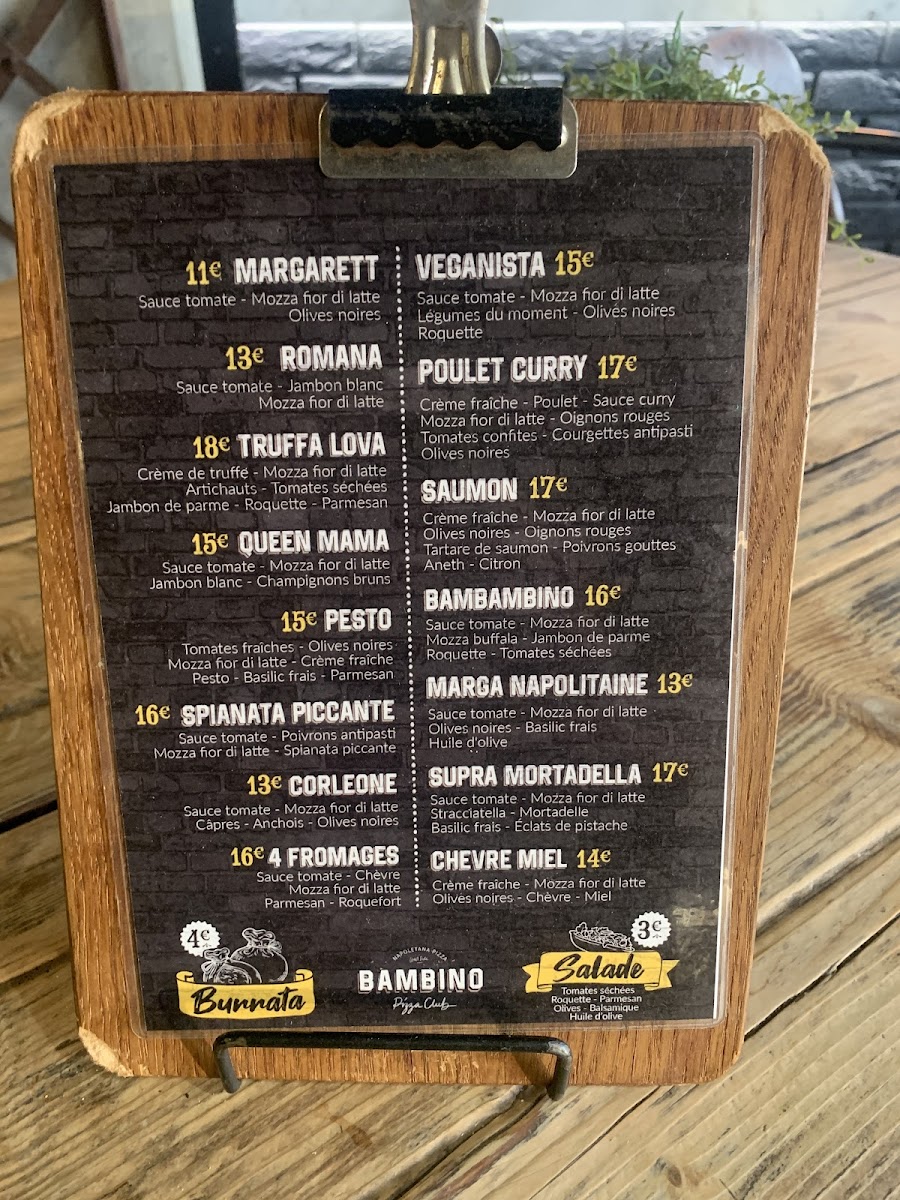 Bambino Pizza Club Photo Menu 4