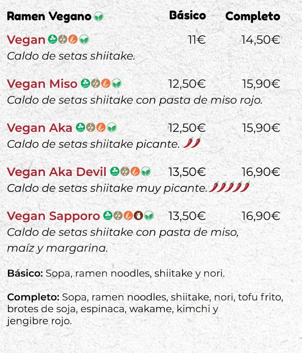 DARUMA Ramen Photo Menu 6