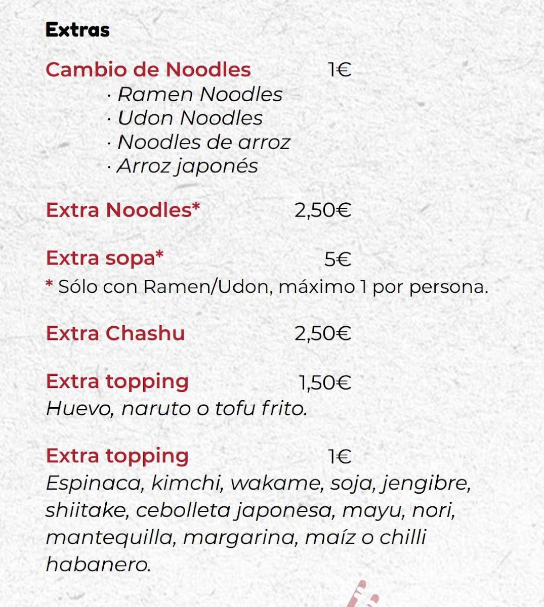 DARUMA Ramen Photo Menu 8
