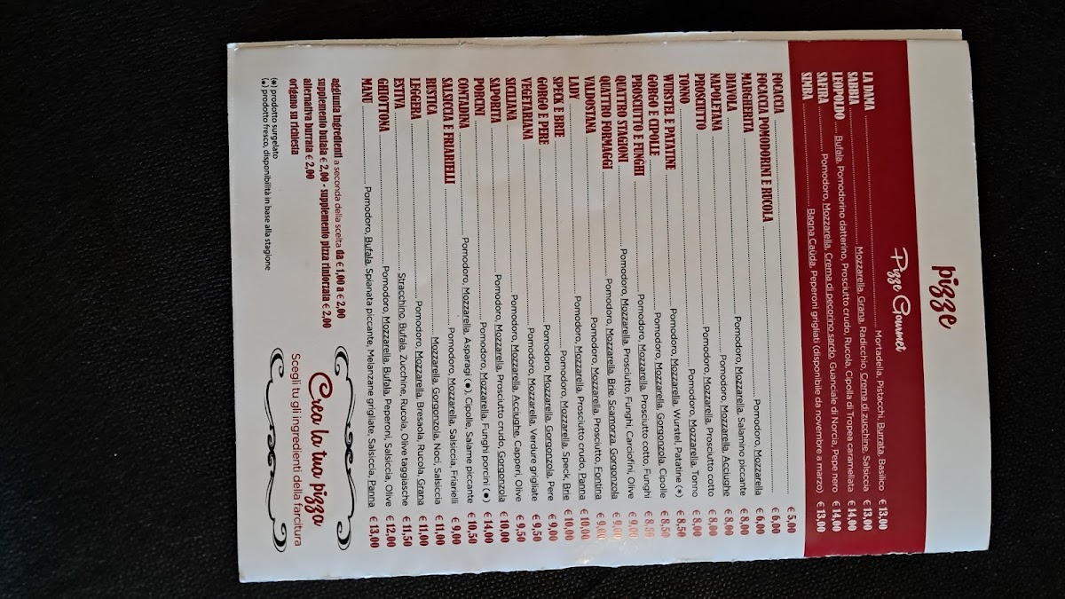 Trattoria Pizzeria Braceria La Dama Photo Menu 5