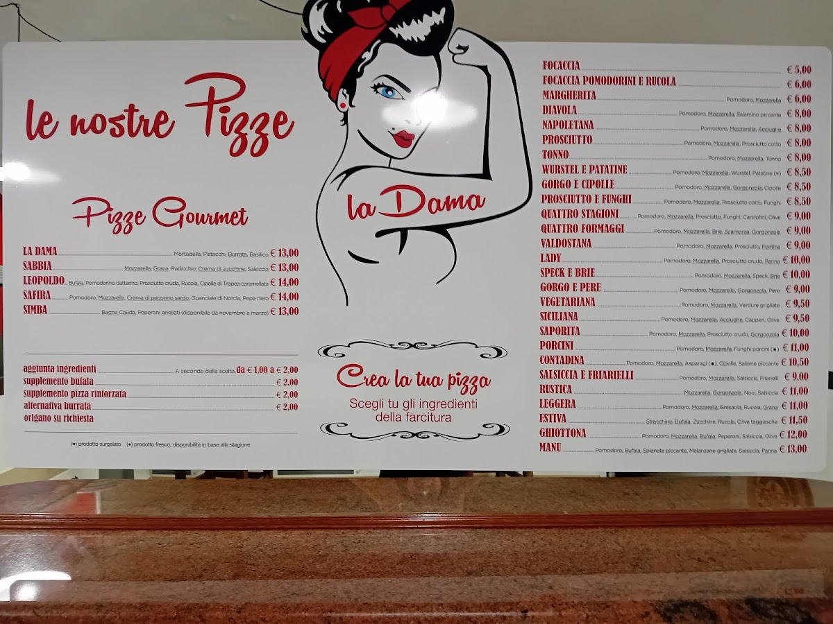 Trattoria Pizzeria Braceria La Dama Photo Menu 7