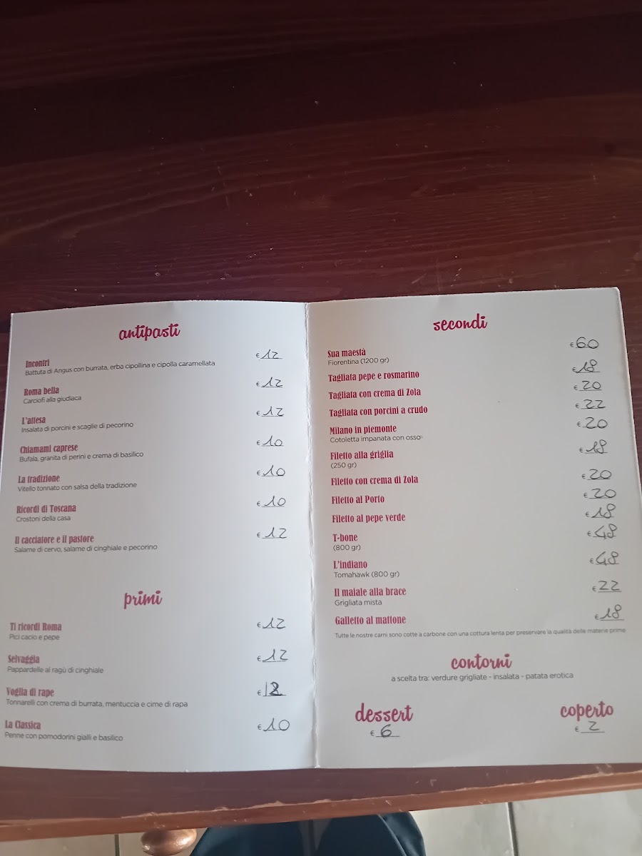 Trattoria Pizzeria Braceria La Dama Photo Menu 9