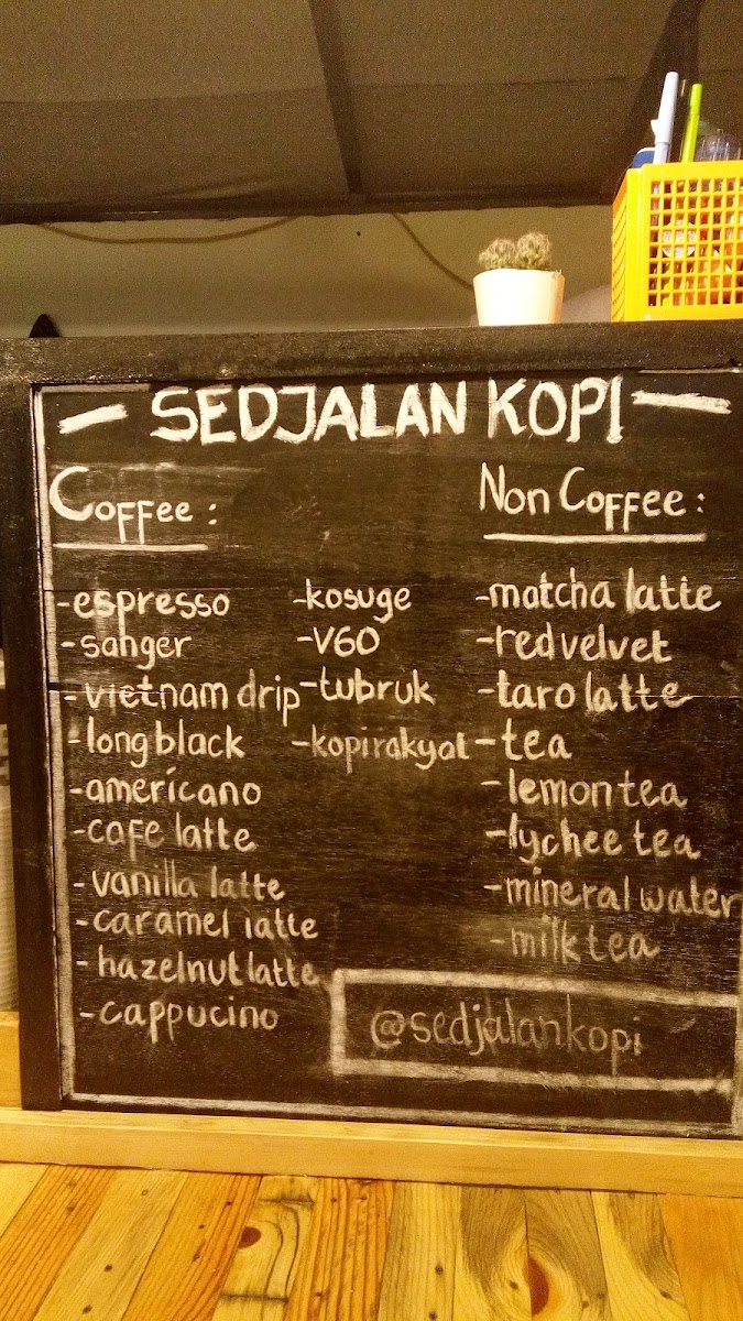 Sedjalan Coffee Photo Menu 1