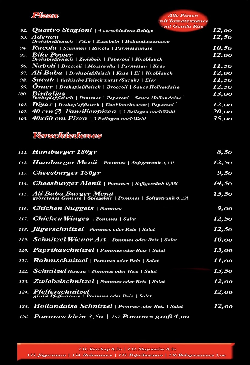 Alibaba Pizza & Grill Haus Photo Menu 4