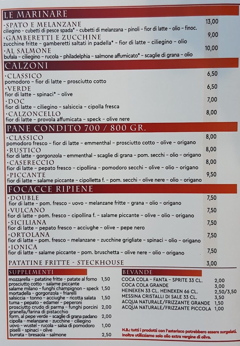 Sapori di pizza s.r.l.s Photo Menu 2