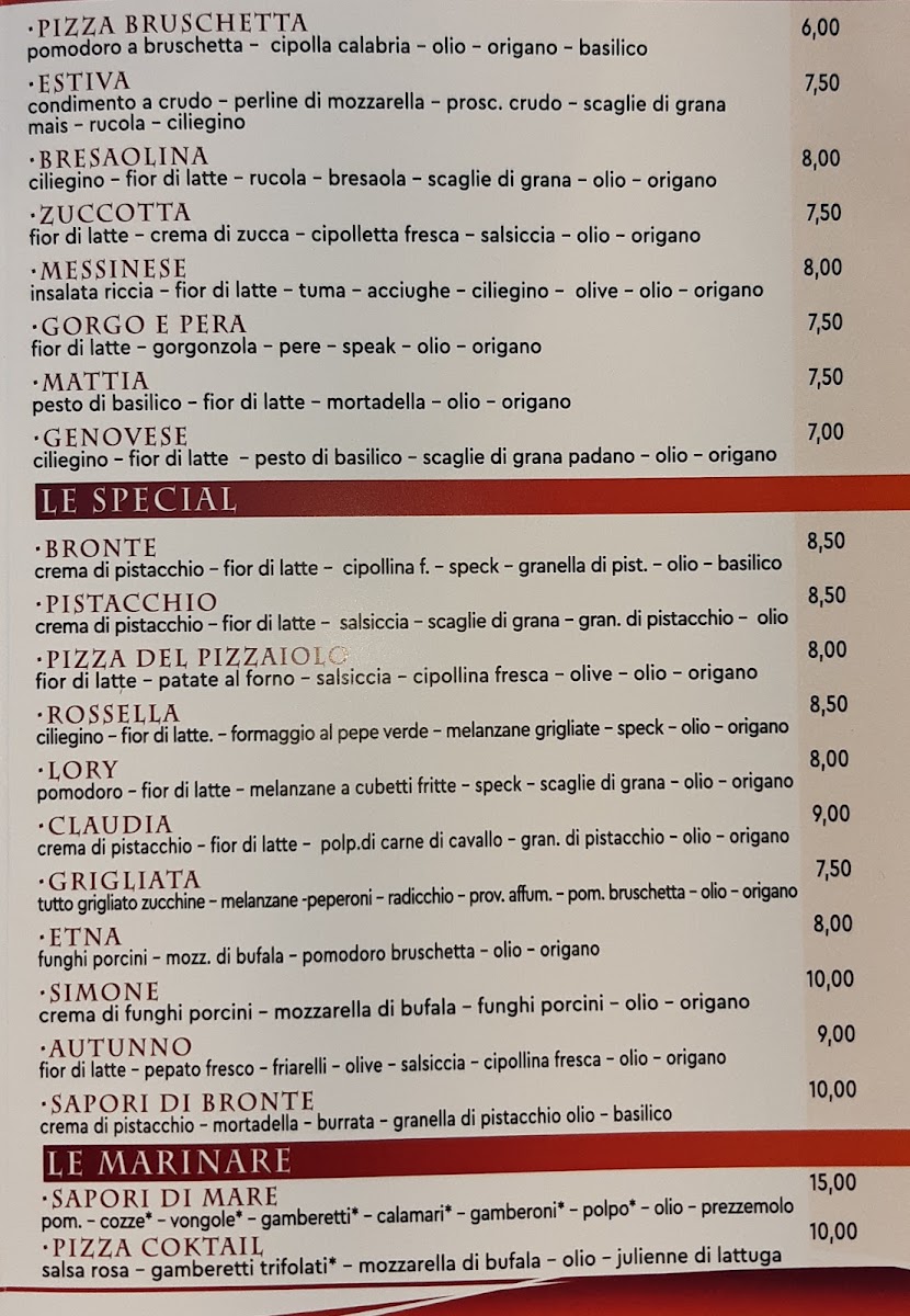 Sapori di pizza s.r.l.s Photo Menu 3