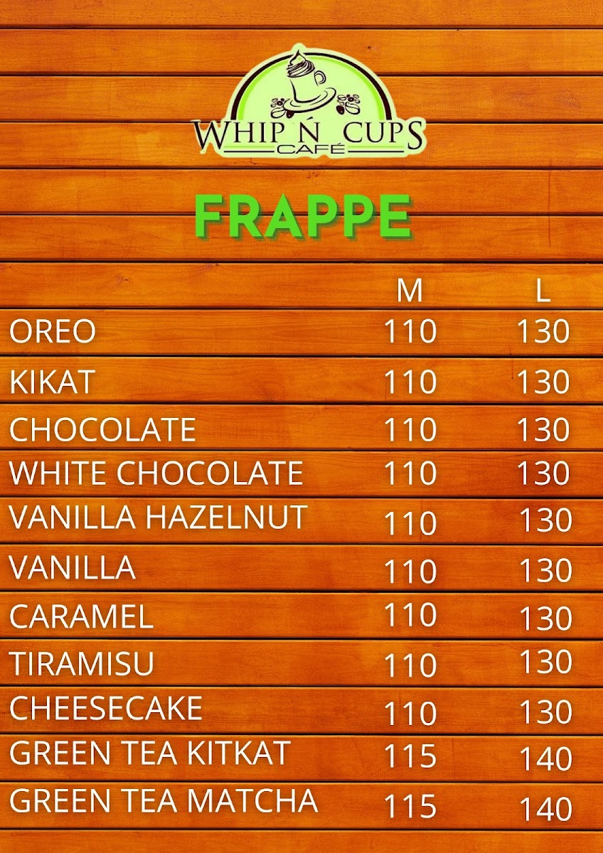Whip N Cups Photo Menu 2