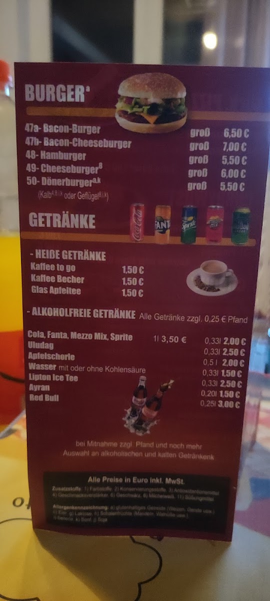 Alis Bistro Imbiss GmbH Photo Menu 9