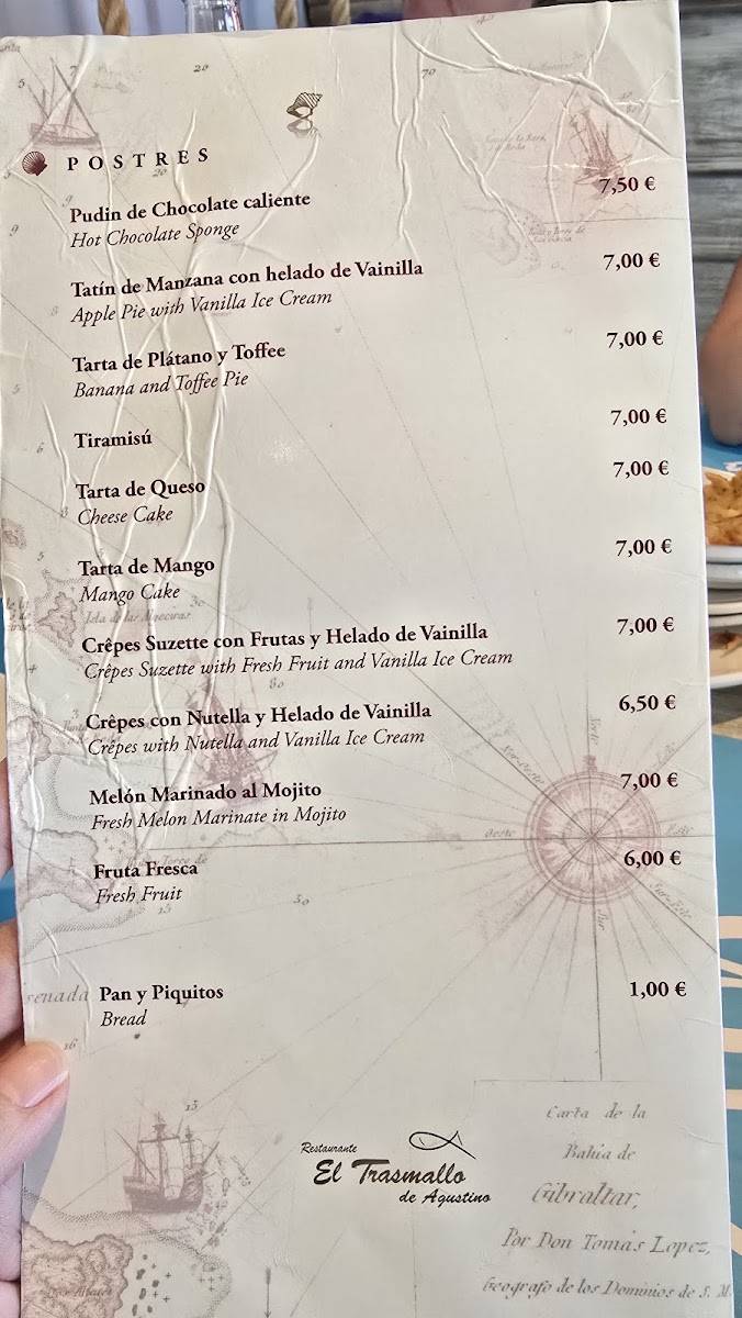 Restaurante El Trasmallo de Agustino Photo Menu 1
