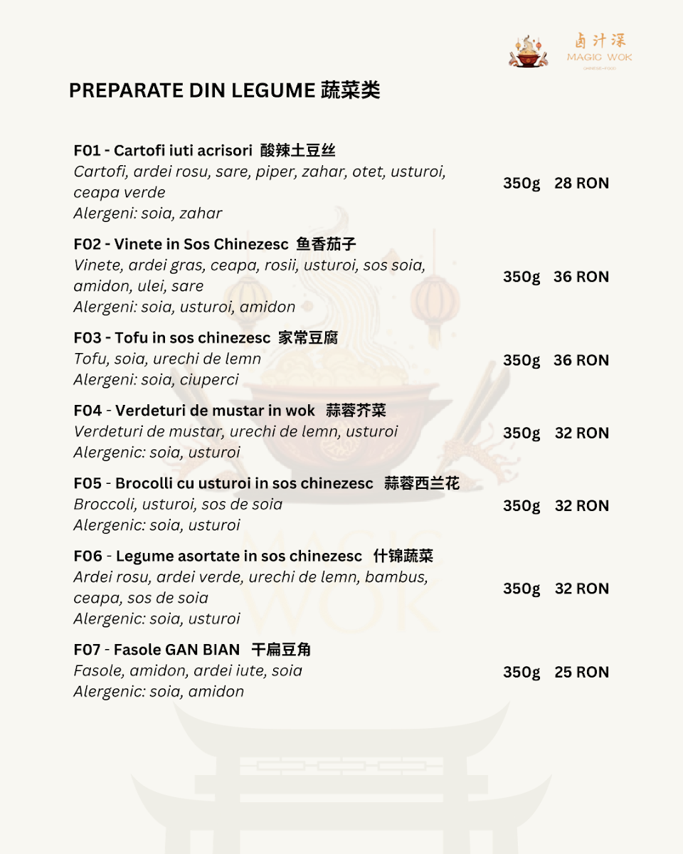 Magic Wok Chinese Food Photo Menu 4