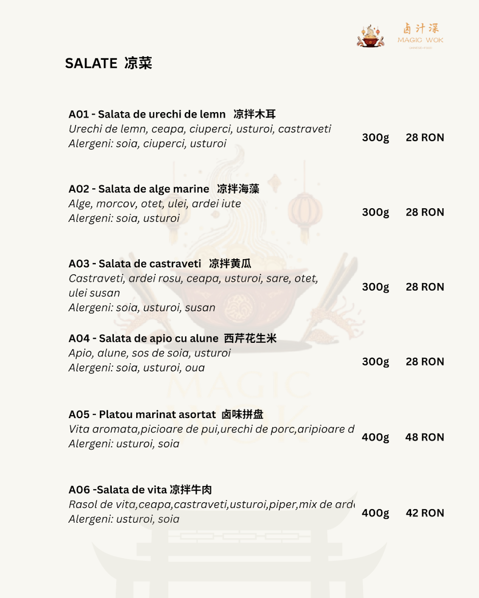 Magic Wok Chinese Food Photo Menu 9