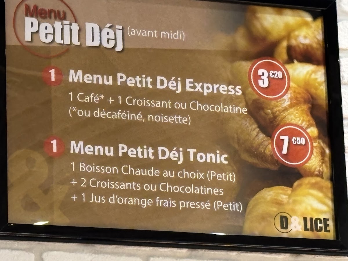 D&LICE Photo Menu 1