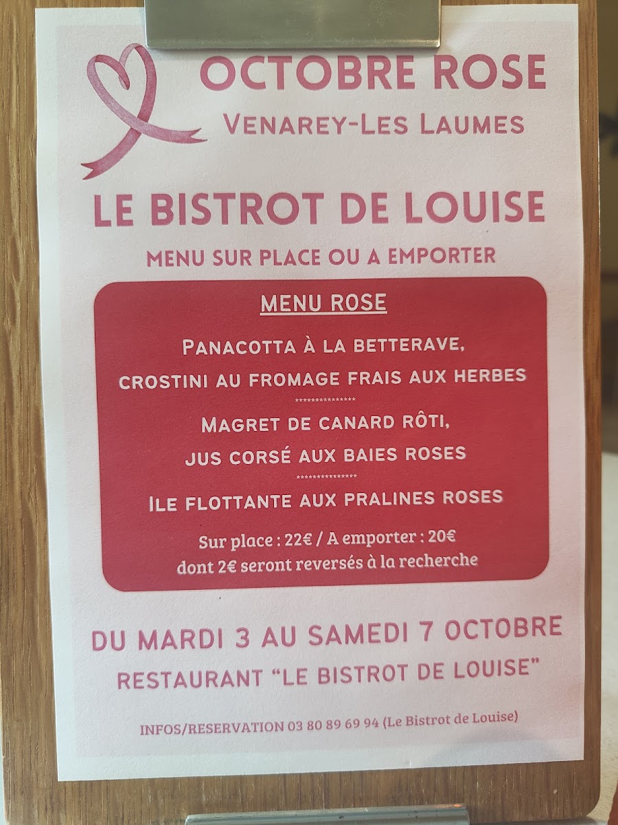 Le Bistrot de Louise Photo Menu 8