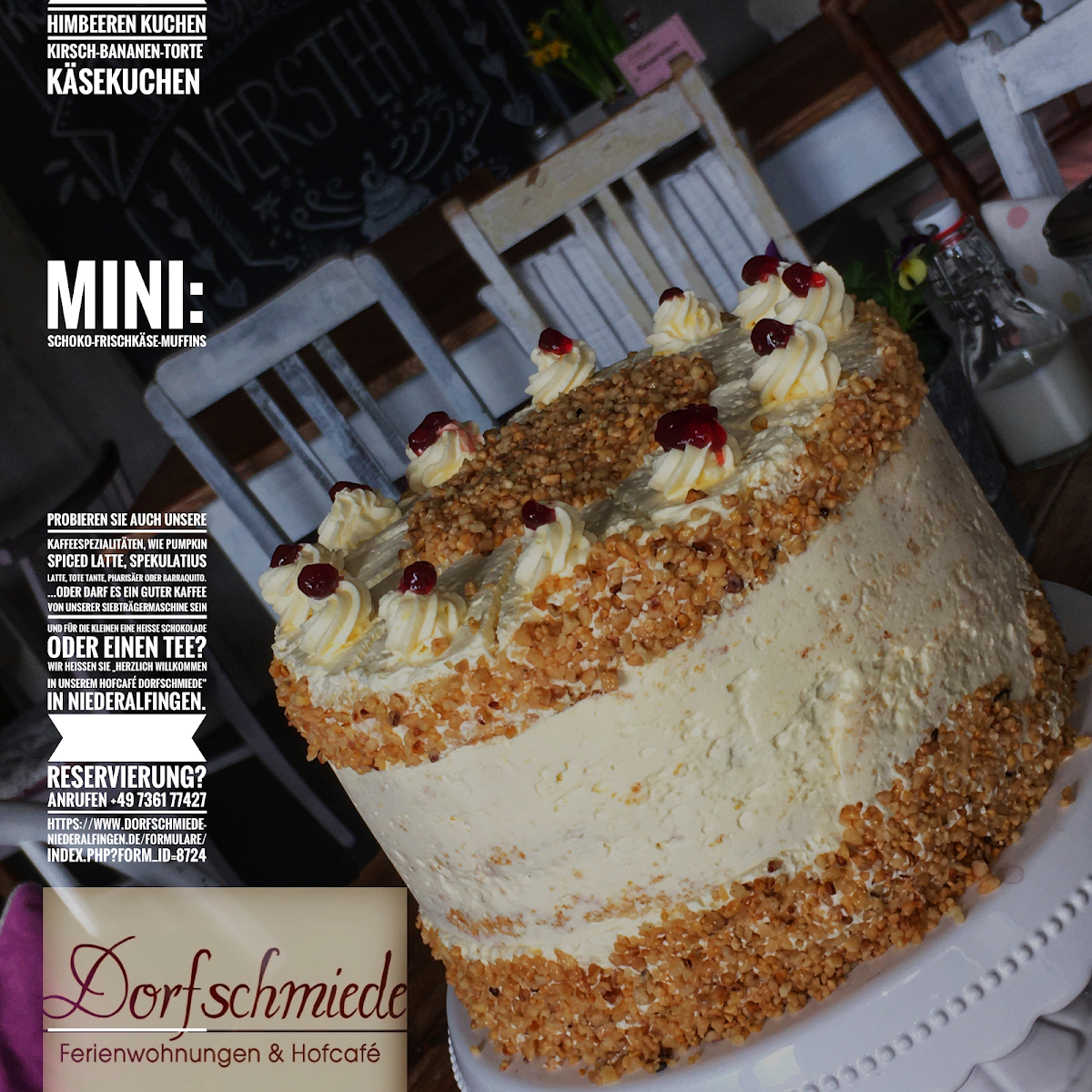 Dorfschmiede Niederalfingen Hofcafe Photo Menu 2