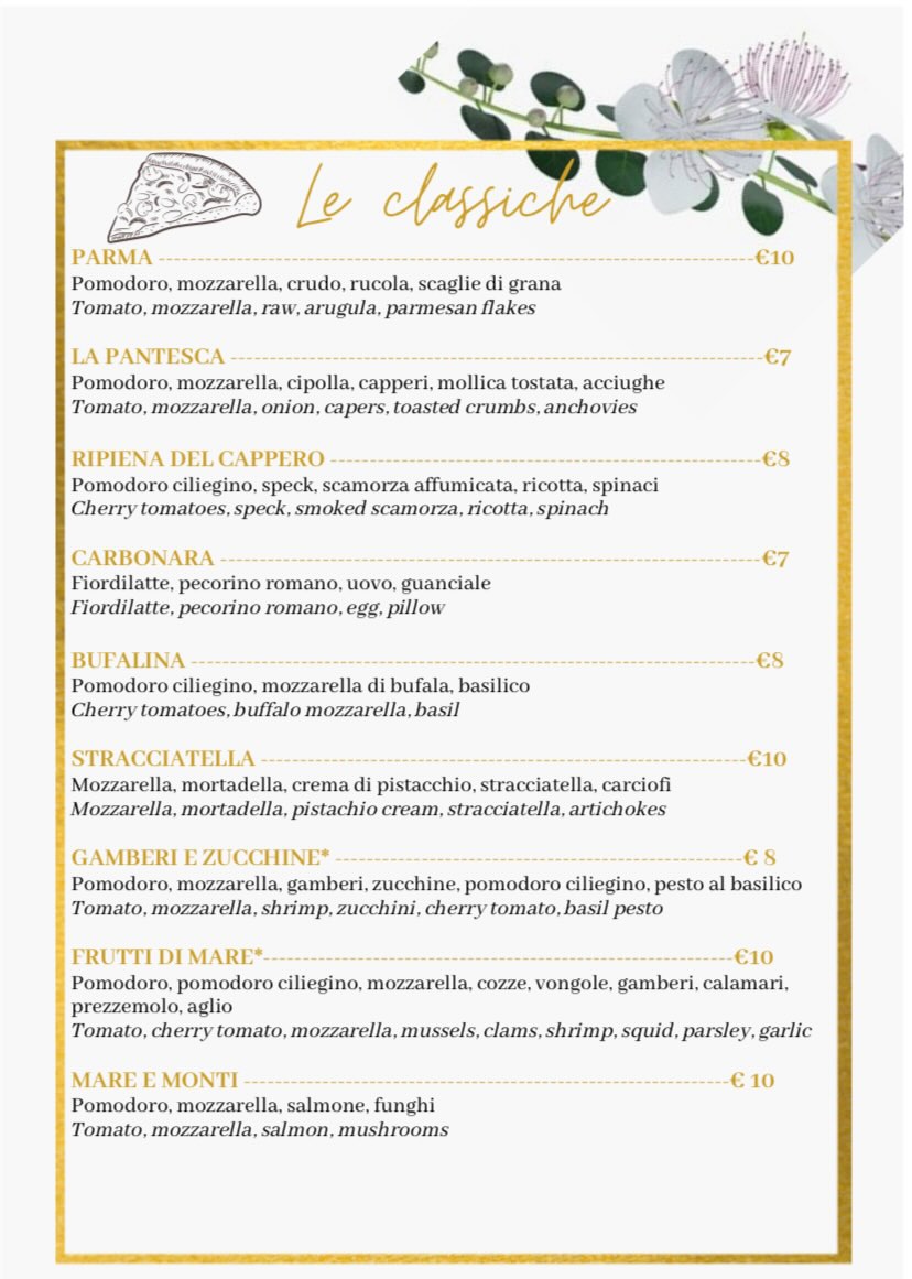 Ristorante Il Cappero Photo Menu 1