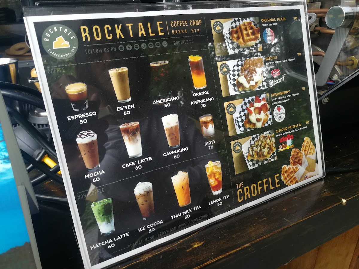 Rocktale Coffee Camp Photo Menu 2