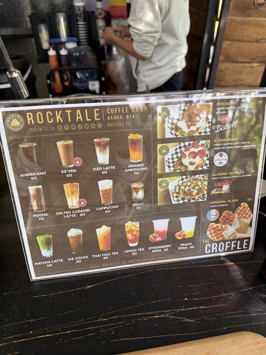 Rocktale Coffee Camp Photo Menu 3