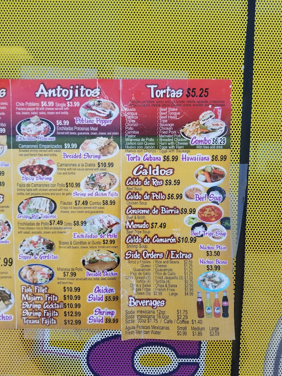 Mr. Taco Photo Menu 1