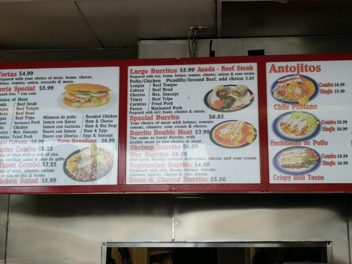 Mr. Taco Photo Menu 5